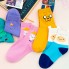 Набор носков 5 пар с принтом Время приключений носки средние Adventure time One size размер 35-41