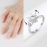 Серебристое кольцо антистресс крутящееся солнце фиджет спиннер One size