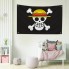 Пиратский флаг One Piece Монки Д. Луффи Ван Пис 90х150 см Luffy аниме